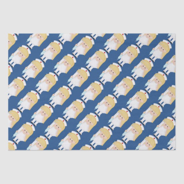 Cartoon Nurse fun tissue paper (Front)