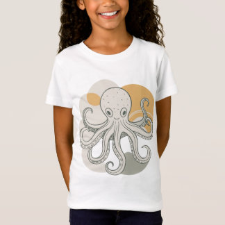 Cartoon octopus. Sea octopus T-Shirt