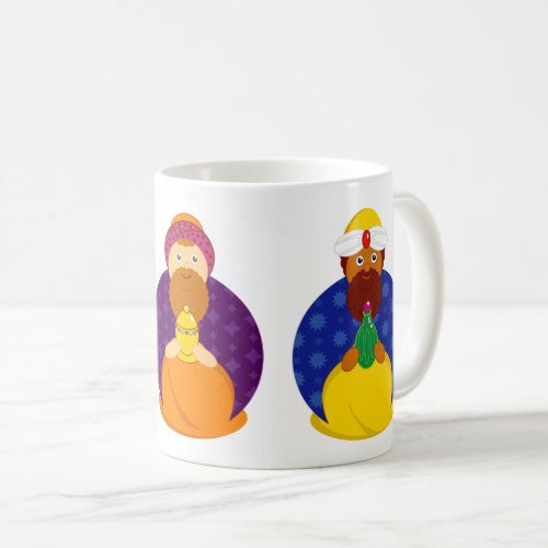 Cartoon of The Three Kings  Three Wise Men Coffee Mug