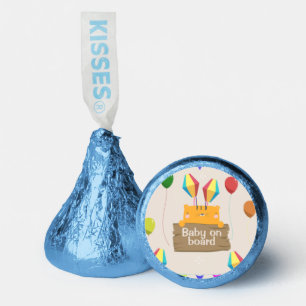 Cartoon Orange Cat Baby Shower Hershey®'s Kisses®