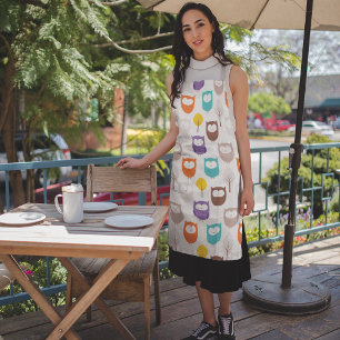 Cartoon Owls Apron