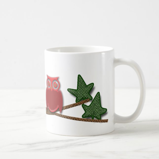 Cartoon Owls Coffee Mug (Right)