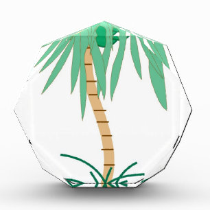 Cartoon Palm Tree Acrylic Award