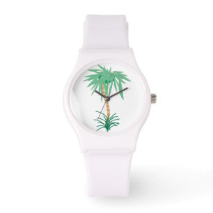 Cartoon Palm Tree Sporty Watch
