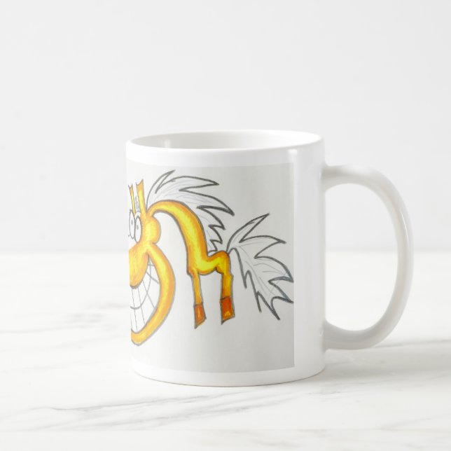 Cartoon palomino horse mug (Right)