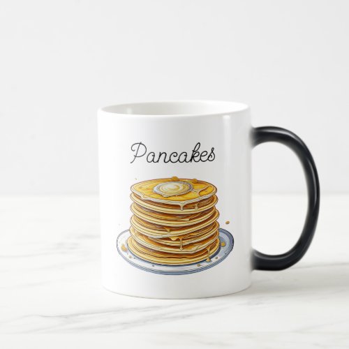 Cartoon Pancakes  Yummy Foodie Magic Mug