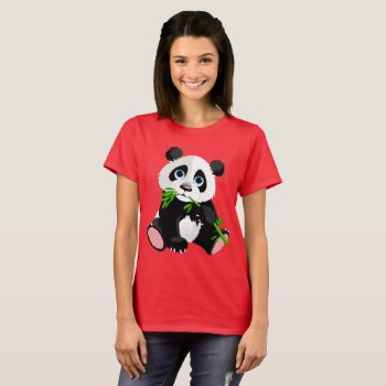 Cartoon Panda Bear T-shirt by paul68 at Zazzle