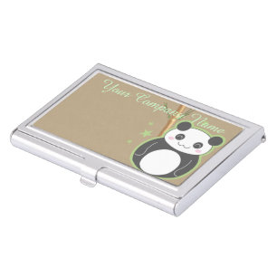 Cartoon Panda Business Card Case