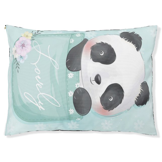 Cartoon Panda | Cute Panda Is In Pocket Pet Bed (Front)