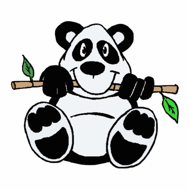 Cartoon Panda Cutout (Front)