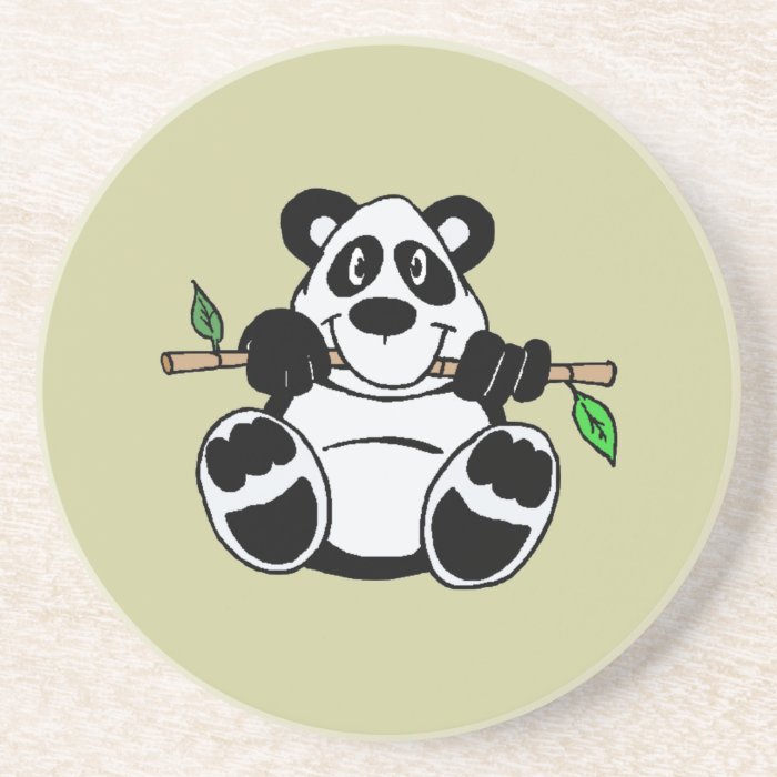 Cartoon Panda Drink Coaster