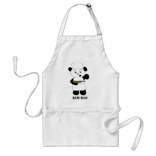 Cartoon Panda Emeril Lagasse Fan Adult Apron