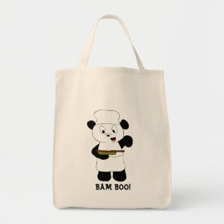 Cartoon Panda Emeril Lagasse Fan Tote Bag