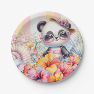 Cartoon Panda Party Plate