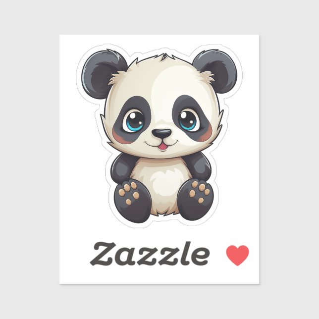Cartoon panda  sticker (Sheet)