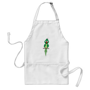 Cartoon Parrot Adult Apron