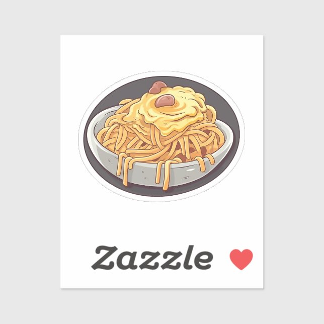 Cartoon pasta sticker (Sheet)