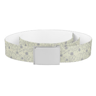 Cartoon pattern with funny cats belt