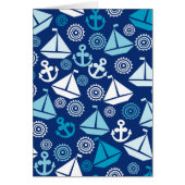 Cartoon Pattern With Sailboats (Front)