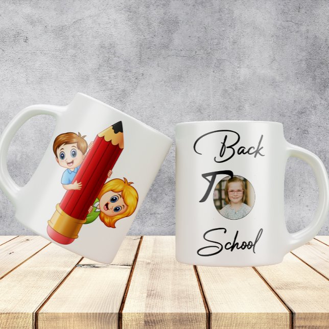 Cartoon Pencil Character | Back to School Mug (Creator Uploaded)