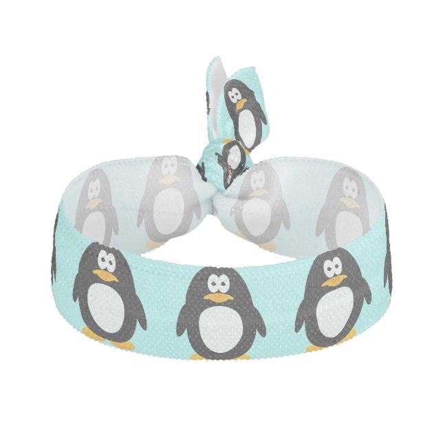 Cartoon Penguin Hair Tie (Front)