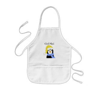 Cartoon Penguin Kids' Apron