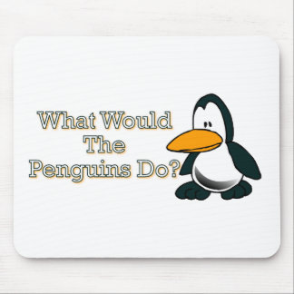 Cartoon Penguin Mouse Pad