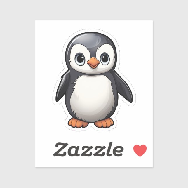 Cartoon penguin sticker (Sheet)