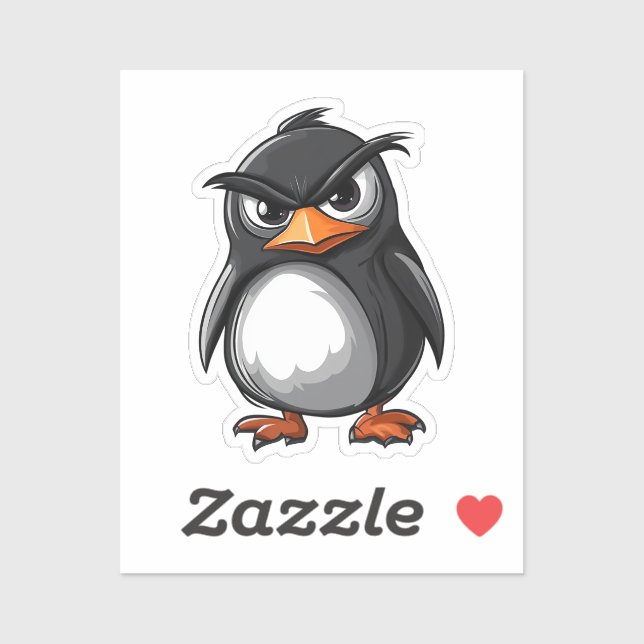 Cartoon penguin sticker (Sheet)