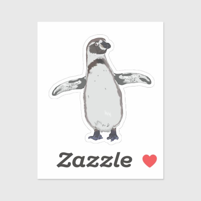 Cartoon Penguin Sticker (Sheet)