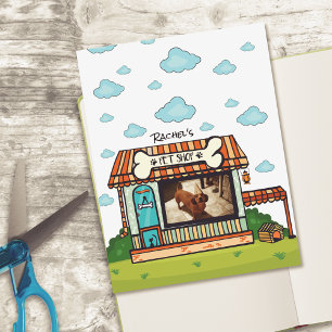 Cartoon Pet Care Personalized Scrapbook Paper