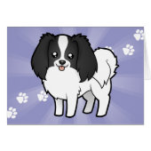 Cartoon Phalene / Japanese Chin (Front Horizontal)