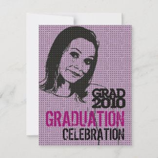 Cartoon Photo Insert 7 Graduation Party Invitation