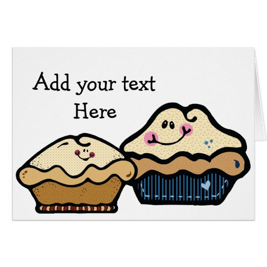 Cartoon Pies for Pie Day January 23rd Cards (Front Horizontal)
