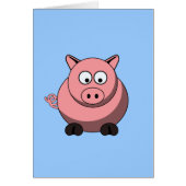 Cartoon Pig Card (Front)