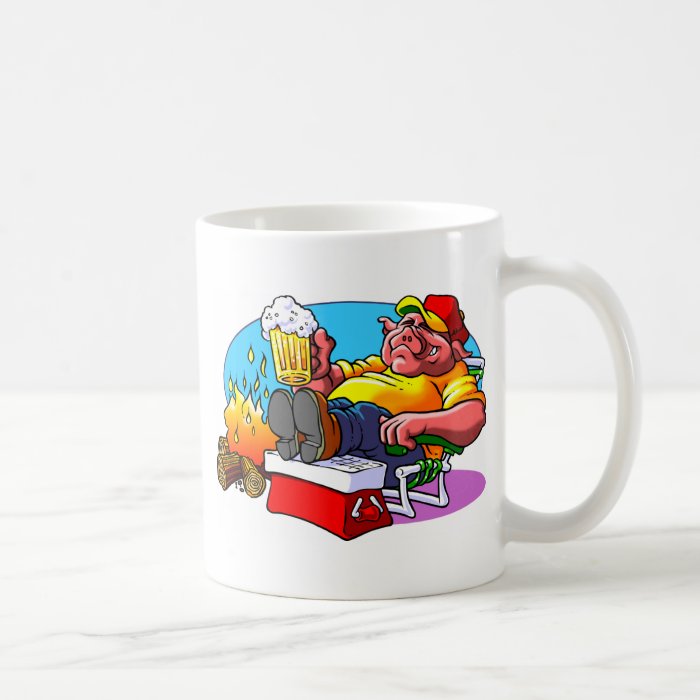 Cartoon Pig Roast Mug