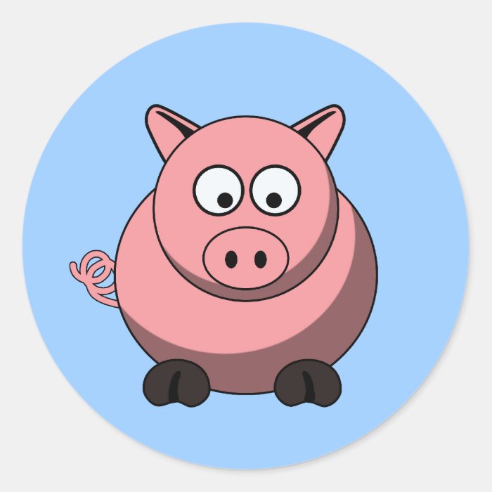 Cartoon Pig Sticker