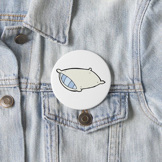 Cartoon Pillow with Giant Button (Creator Uploaded)