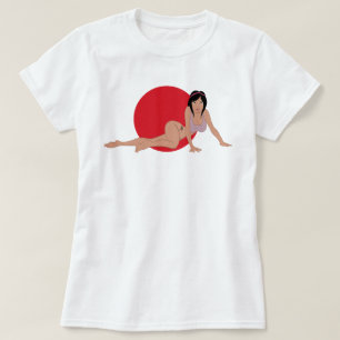 Cartoon Pin-Up T-Shrit T-Shirt