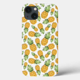 Cartoon Pineapple Pattern iPhone 13 Case
