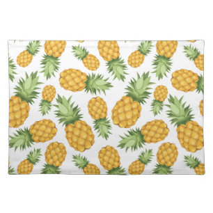 Cartoon Pineapple Pattern Cloth Placemat