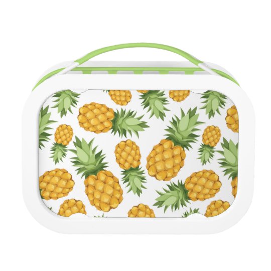 Cartoon Pineapple Pattern Lunch Box | Zazzle.com