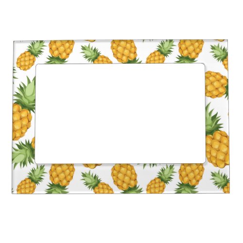 Cartoon Pineapple Pattern Magnetic Picture Frame