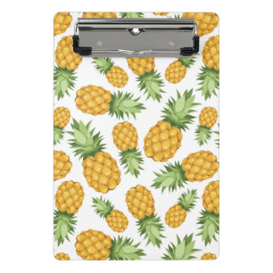 Cartoon Pineapple Pattern Mini Clipboard