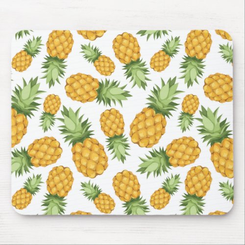 Cartoon Pineapple Pattern Mouse Pad