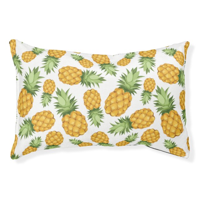 Cartoon Pineapple Pattern Pet Bed (Front)