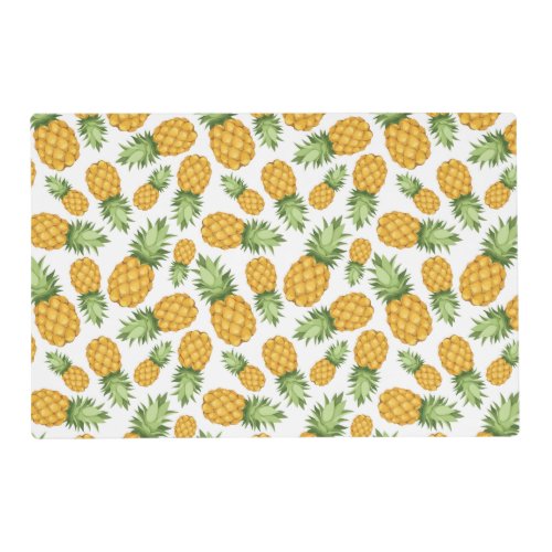 Cartoon Pineapple Pattern Placemat