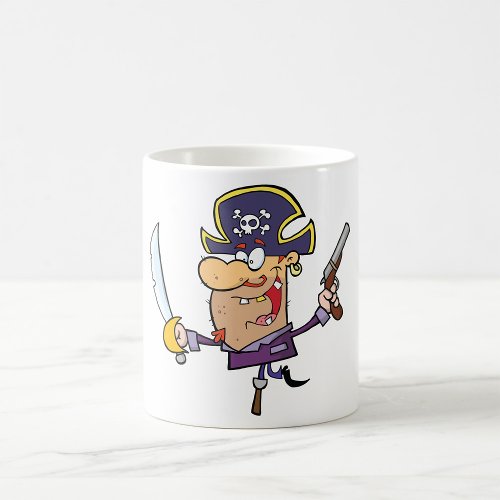 Cartoon Pirate Coffee Mug