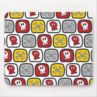 Cartoon Pirate / Skeleton Skulls & Bones Fun Kid's Mouse Pad