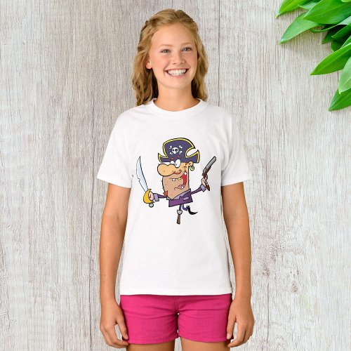 Cartoon Pirate T_Shirt